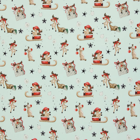 Kuschelsweat "Winter Wonderland hellmint" by Sabine Marschall