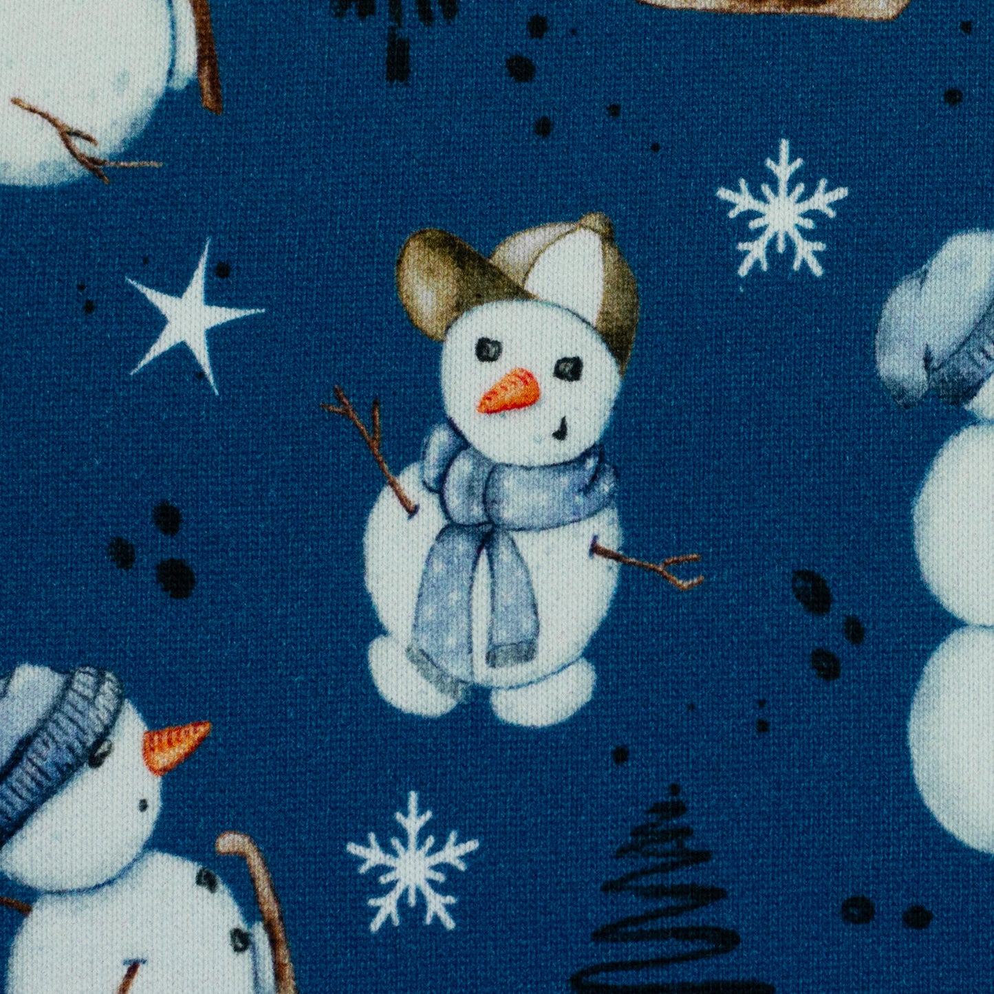 Kuschelsweat "Winter Wonderland blau" by Sabine Marschall
