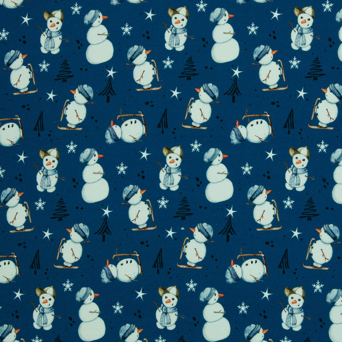 Kuschelsweat "Winter Wonderland blau" by Sabine Marschall
