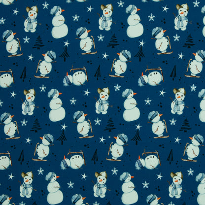 Kuschelsweat "Winter Wonderland blau" by Sabine Marschall