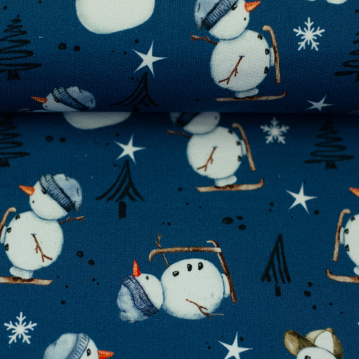 Kuschelsweat "Winter Wonderland blau" by Sabine Marschall