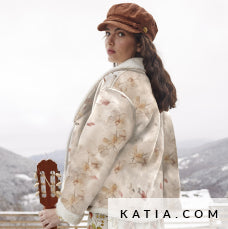 Sherpa bedruckt "Bonded Suede Joplin"