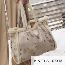 Sherpa bedruckt "Bonded Suede Joplin"