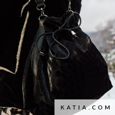 Vegan Leather "Braid" - 2 Farben