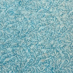 Baumwolle Webware "Batik" aqua