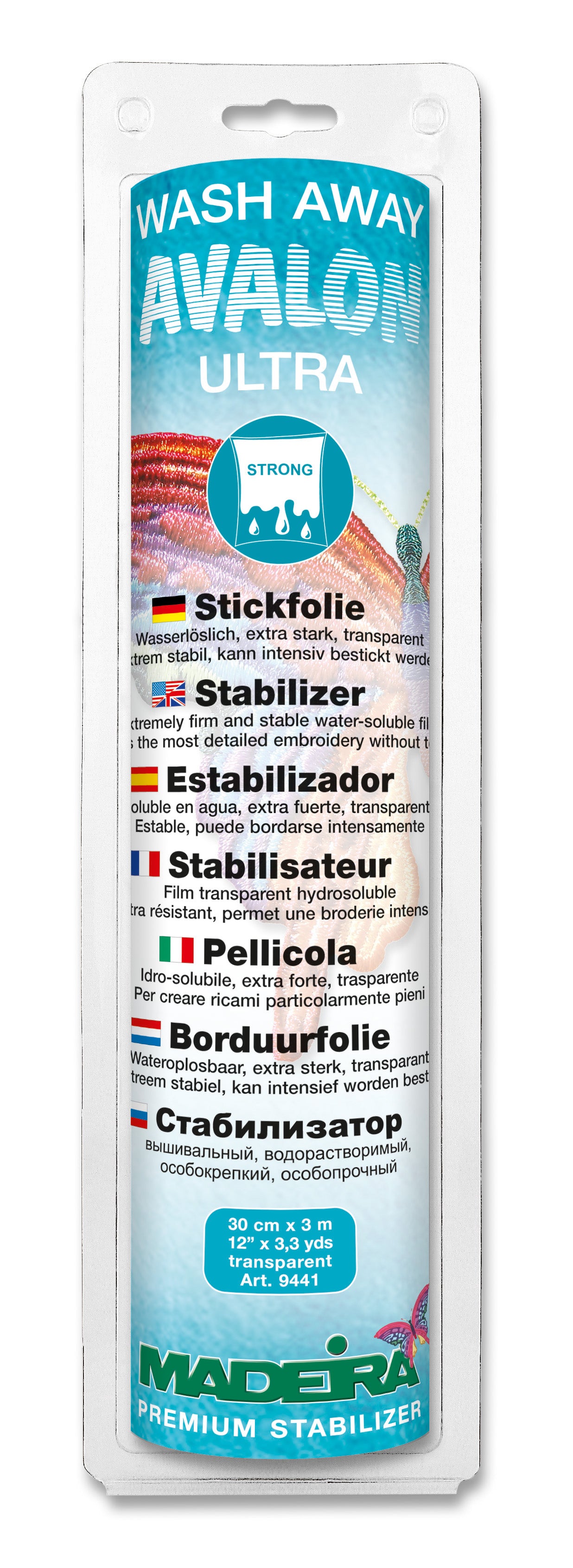 Stickvlies Madeira „Wash Away" Avalon Ultra