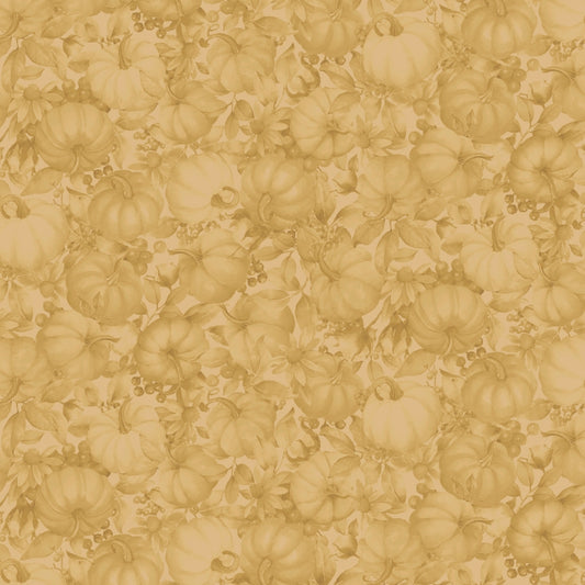 Patchwork Baumwolle "Bountiful" Kürbis
