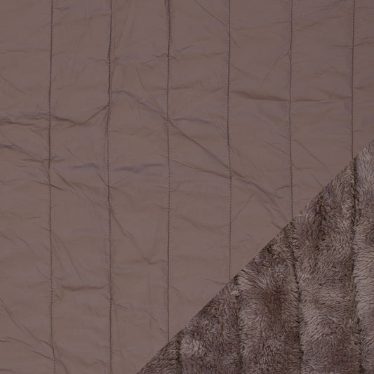 Stepper mit Plüsch - altrosa