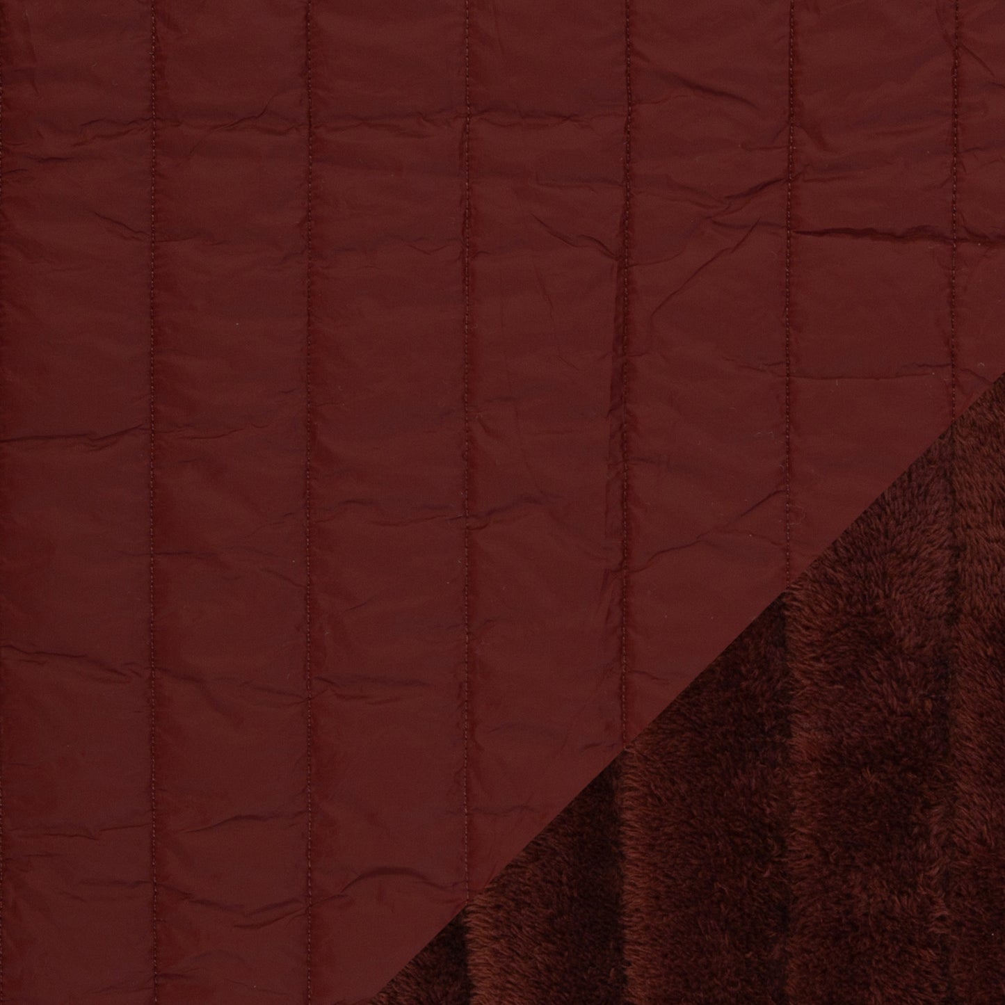 Stepper mit Plüsch - terracotta