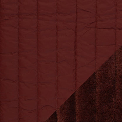 Stepper mit Plüsch - terracotta