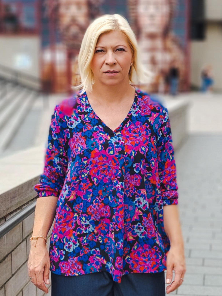 Fadenkäfer Papierschnitt Tunika/Bluse "Flora" Damen