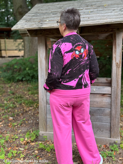 French Terry by Thorsten Berger "Eddie the Crab" pink