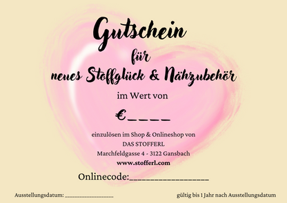 Gutschein (Postversand)