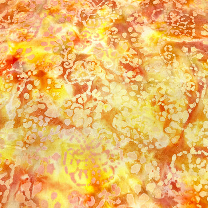 Viskose "Batik" gelb