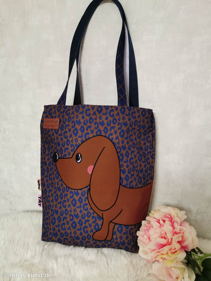 Taschenpaneel „Cherry Picking Bag“ – Dackel