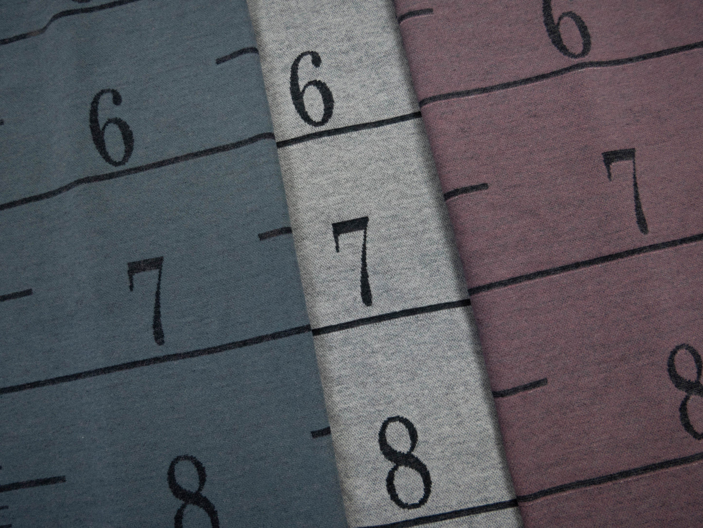 Jacquard Jersey Paneel "Long Story"