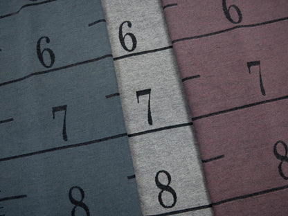 Jacquard Jersey Paneel "Long Story"