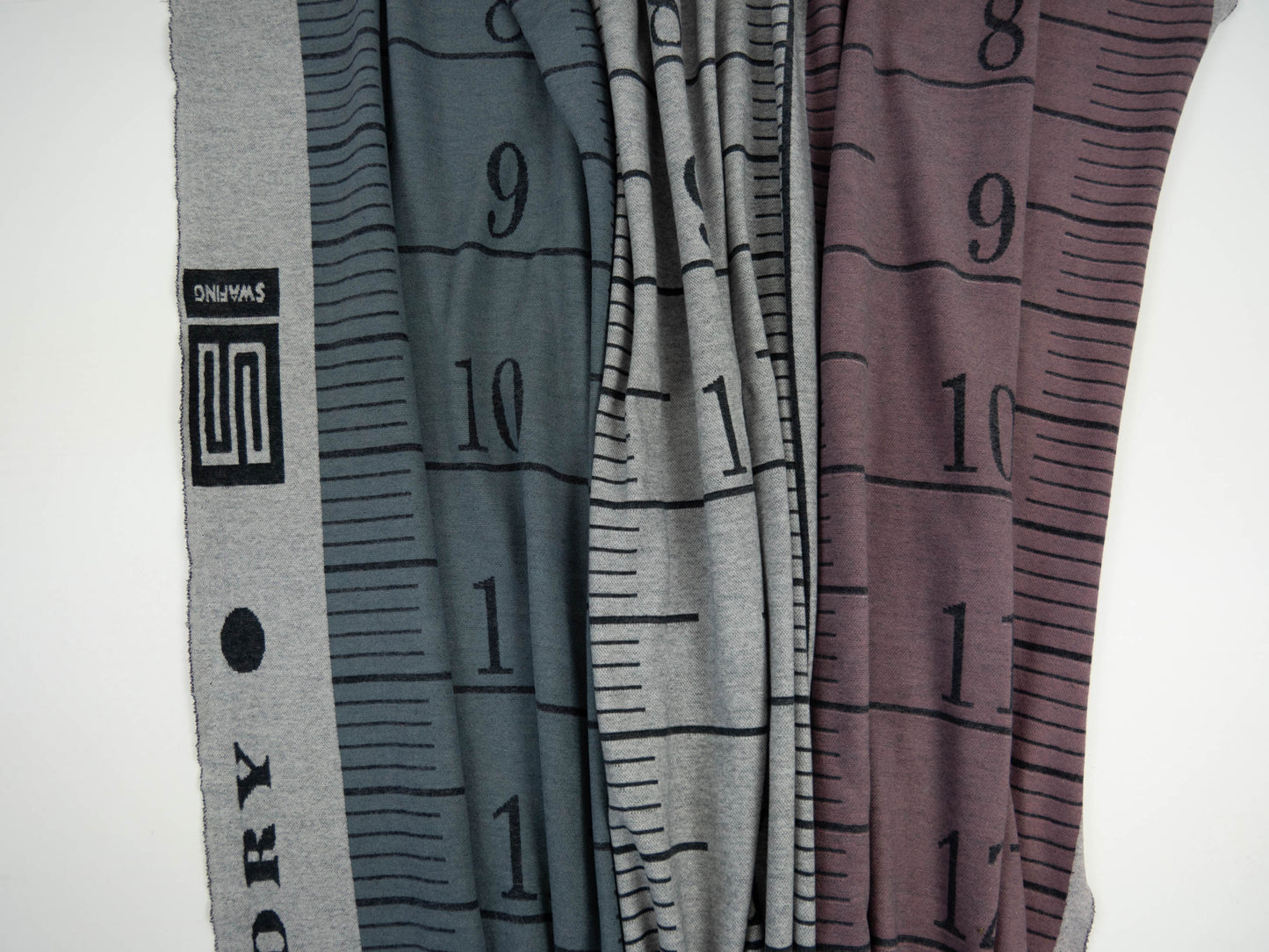 Jacquard Jersey Paneel "Long Story"