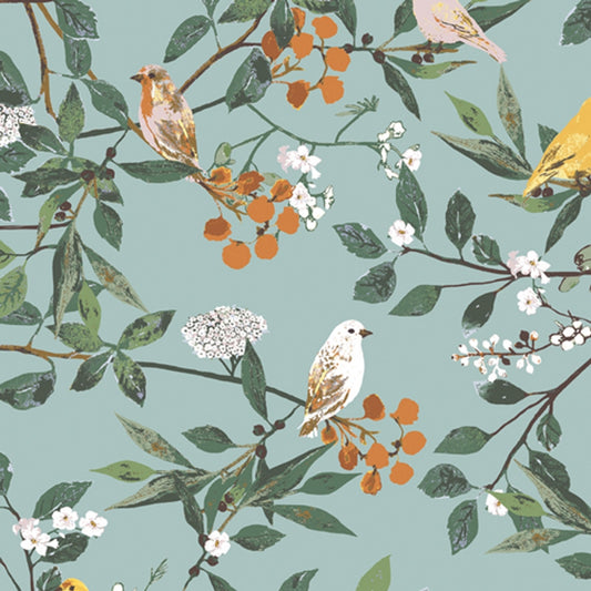 Art Gallery Fabrics "Melodic Plumage Day" Patchwork Baumwolle