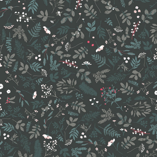 Art Gallery Fabrics "Dark Foresta" Patchwork Baumwolle
