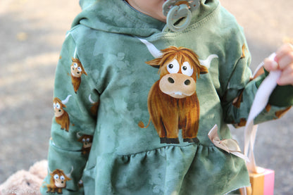 Paneel "Holy Cow" by Mrs. Mint Design - smaragd