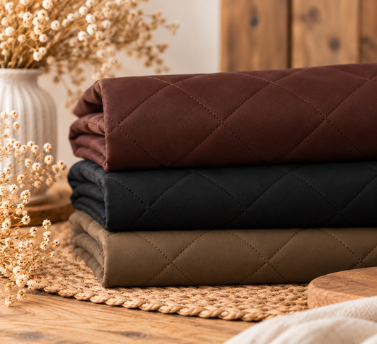 Kunstleder für Taschen mit Rautensteppung - versch. Farben