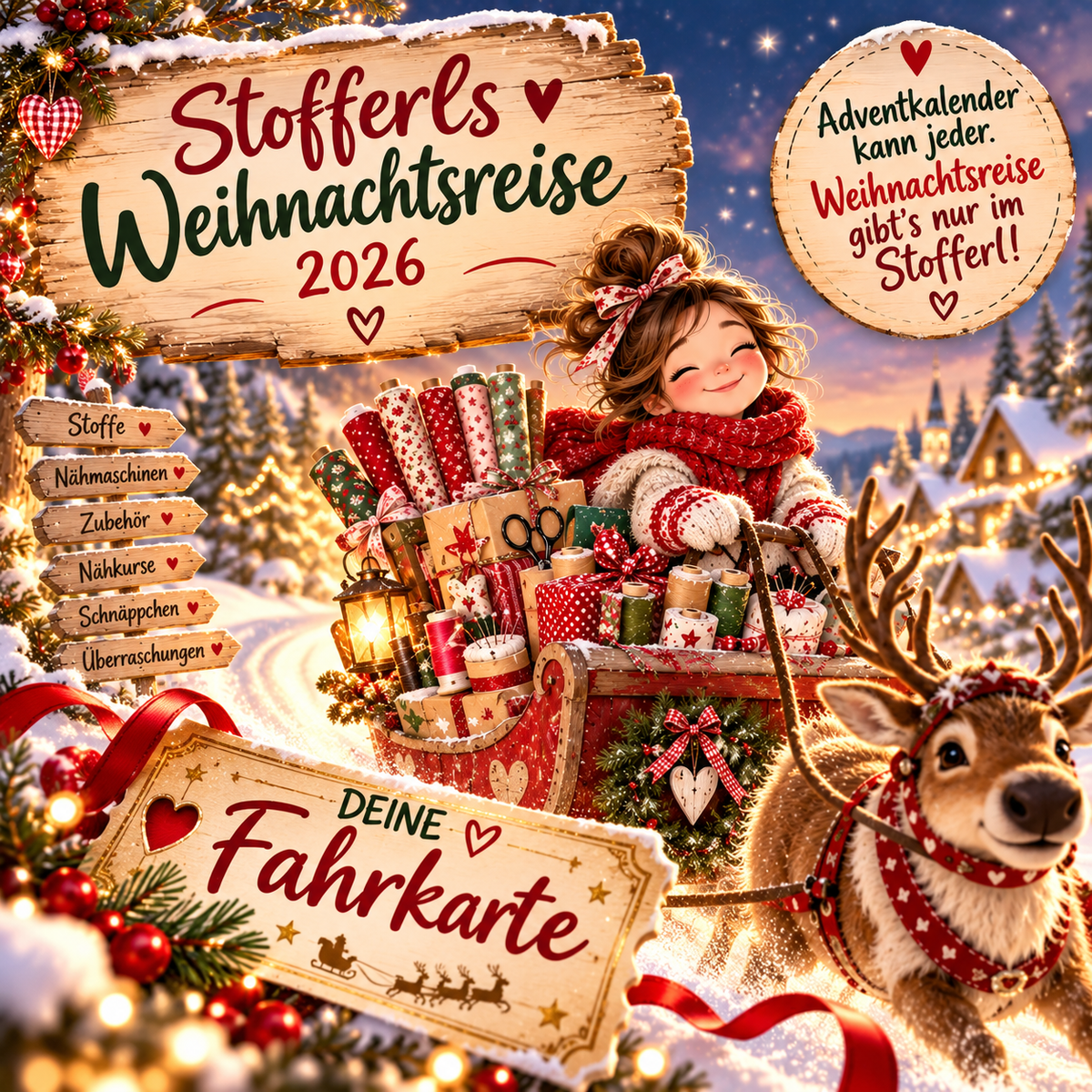 TICKET "Stofferl's Weihnachtsreise 2026"