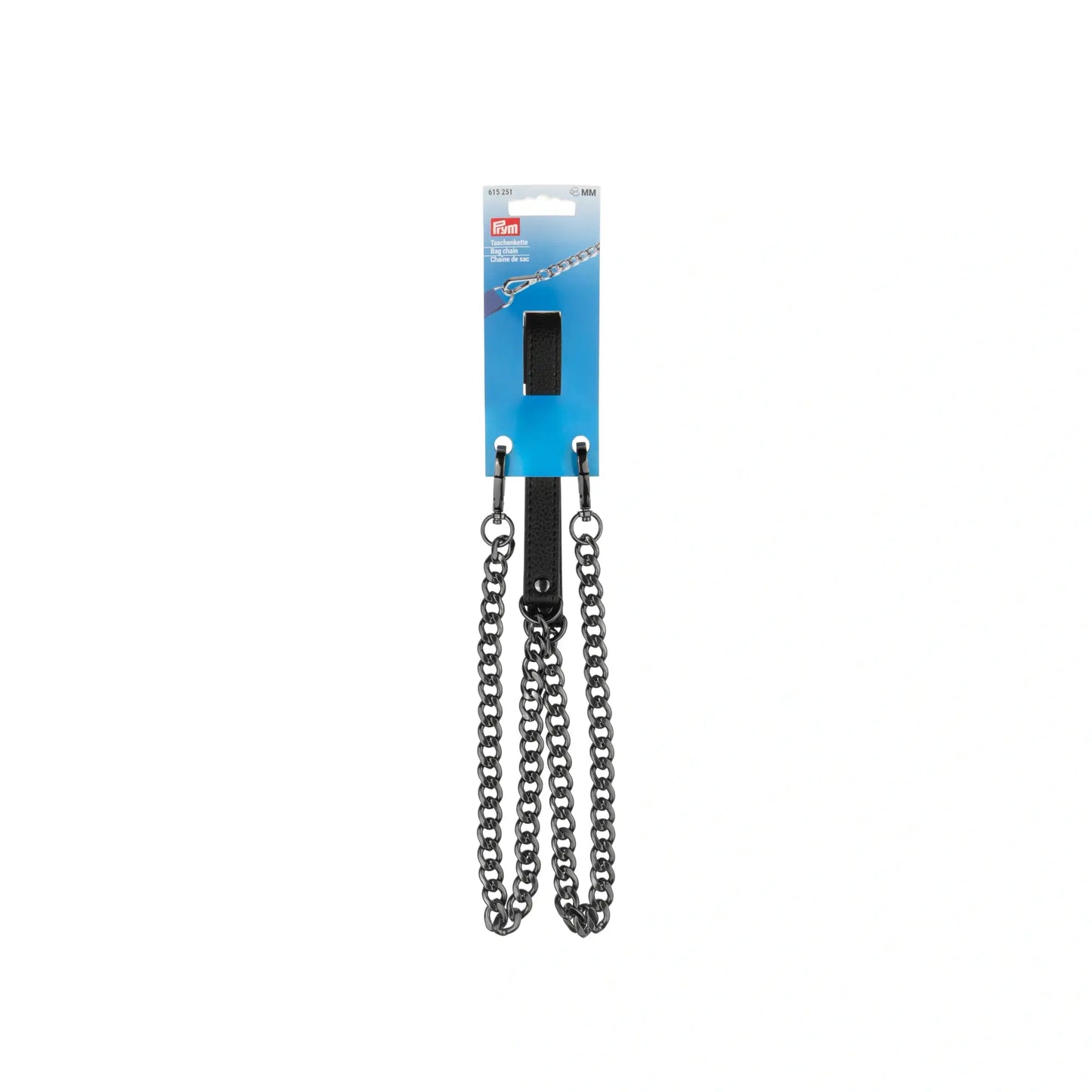 PRYM Taschenkette Madonna, schwarz/gunmetal