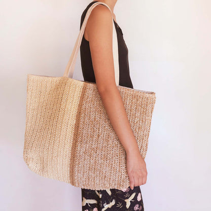 Strickstoff aus 100% Papier Raffia "Tatami"