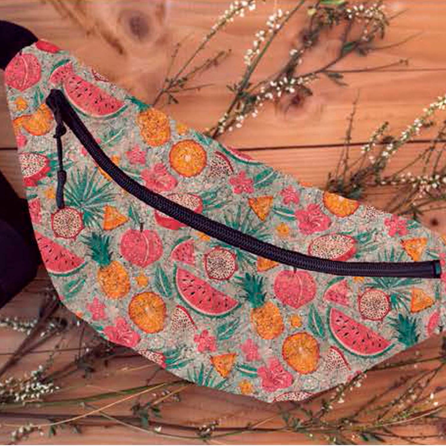 Korkstoff Goldprint "Summer Fruits"