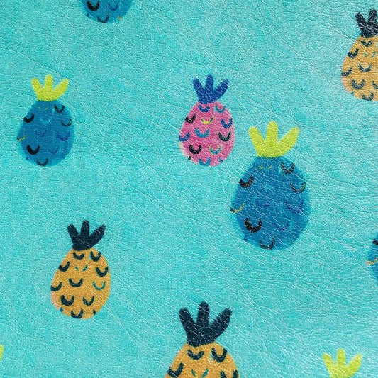 Kunstleder bedruckt “Ananas”