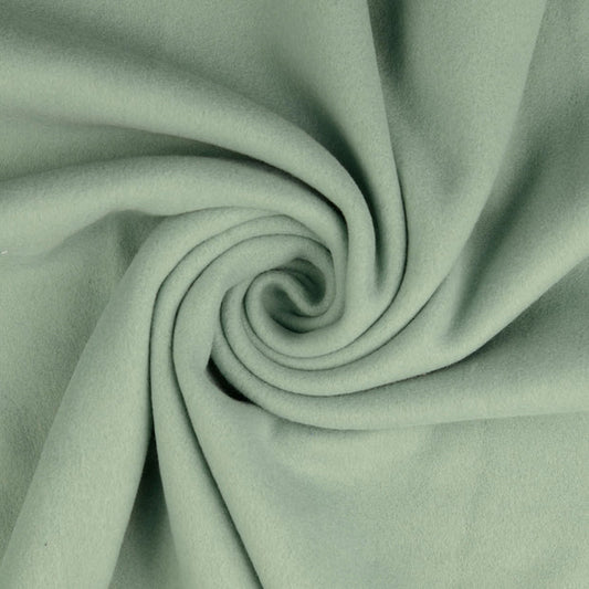 Baumwoll Fleece salbei