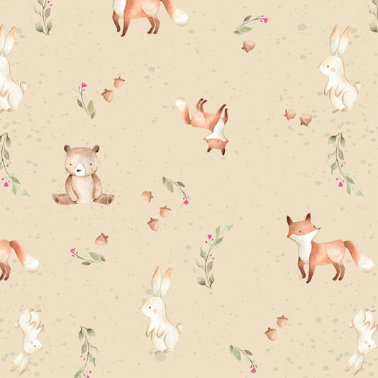 Baumwolljersey "Forest Friends"