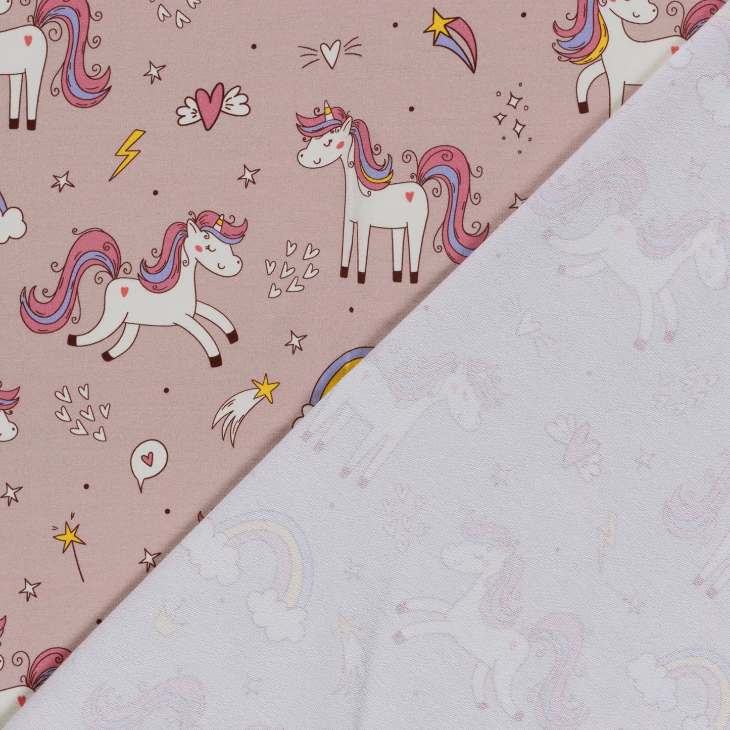 French Terry "Einhorn"