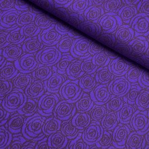 Bio Strick-Jacquard "Purple Rose"
