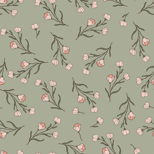 Jersey "Zarte Blüten"