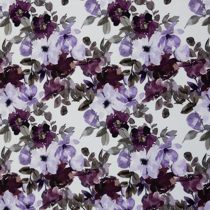 Jersey "Lila Blüten"