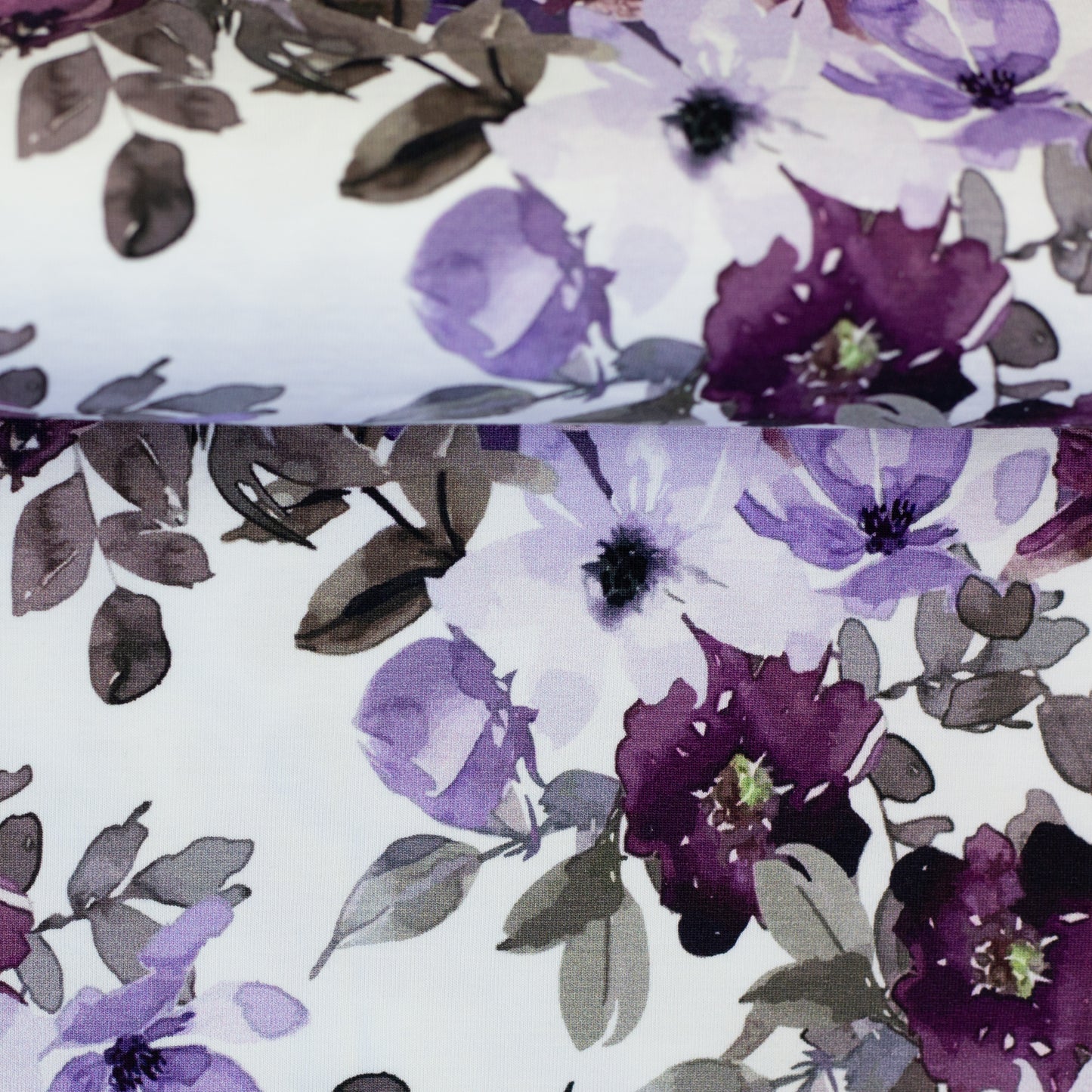 Jersey "Lila Blüten"