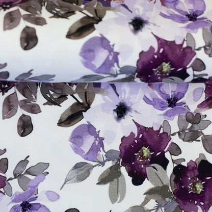 Jersey "Lila Blüten"