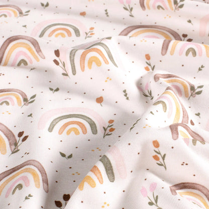 Jersey "Regenbogen pastell"