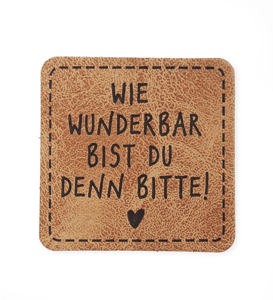 *Paul & Clara* Kunstlederlabel - wie wunderbar bist du denn bitte?