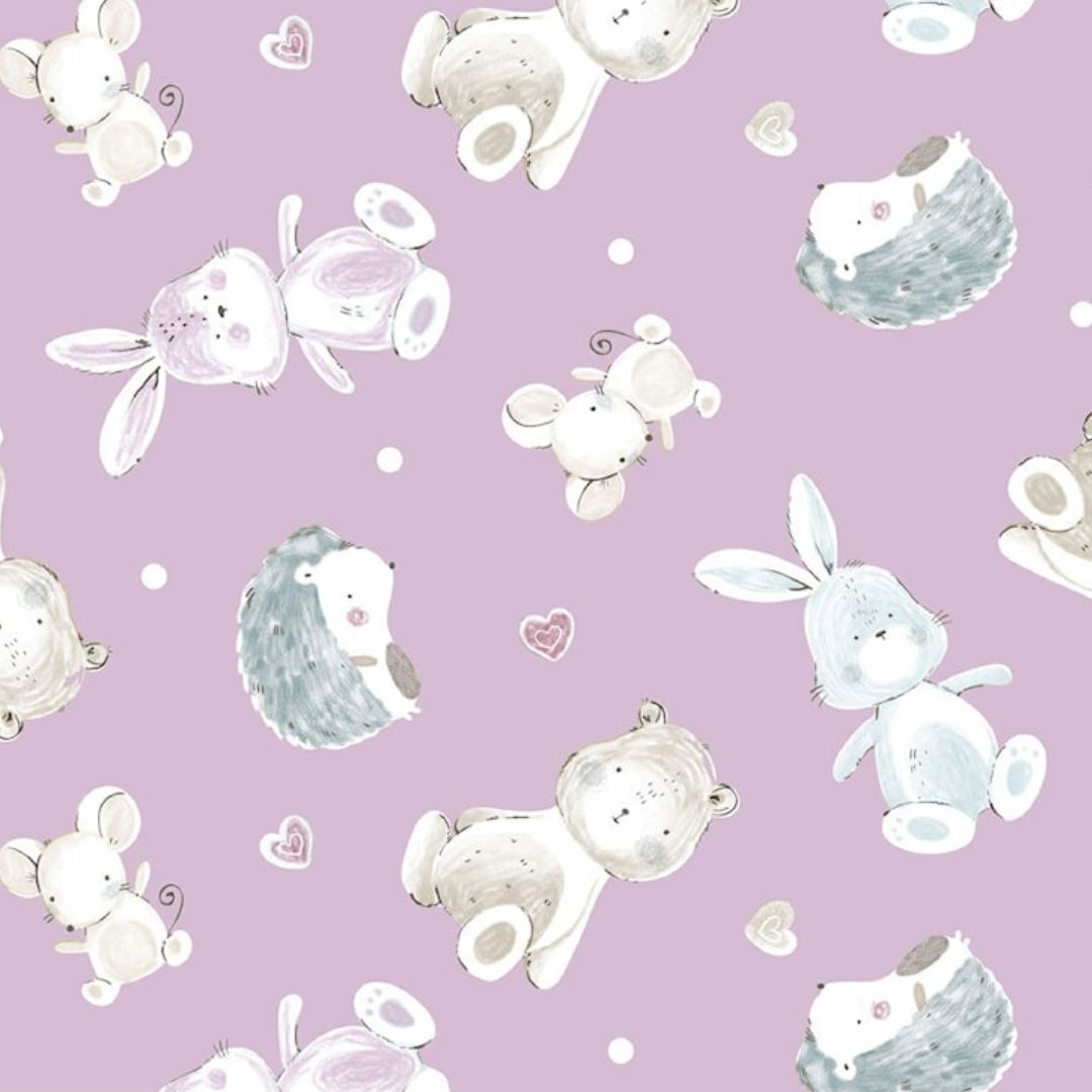 Baumwolljersey "Little Friends"