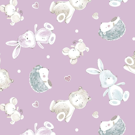 Baumwolljersey "Little Friends"