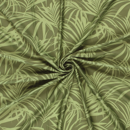 Swimwear Jersey mit UV-Schutz "Palmen" oliv
