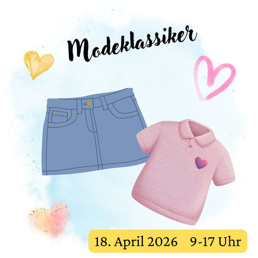 Tages-Nähkurs "Modeklassiker: Jeansrock & Poloshirt/Polokleid"
