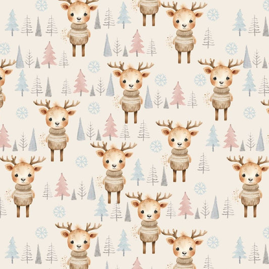 Baumwolljersey "Nordic Winter"