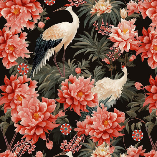 Viskosejersey "Oriental Grace"