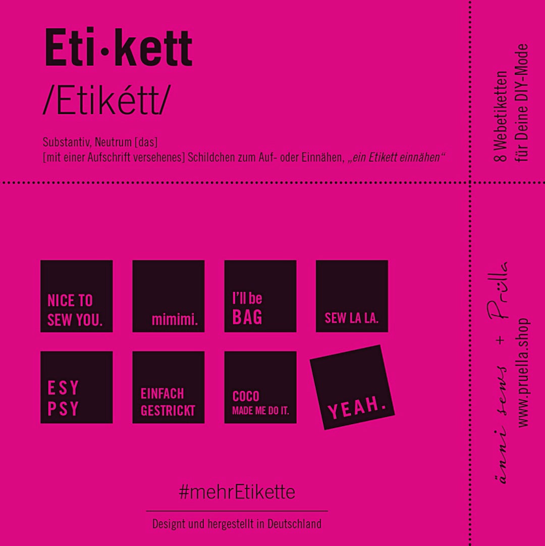 Label-Set #mehretikette - Edition 2