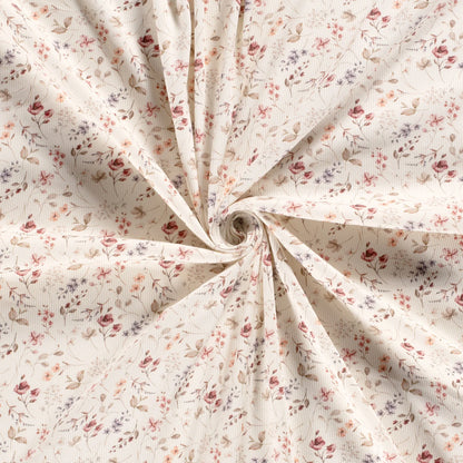 Rippjersey "Herbstblumen"