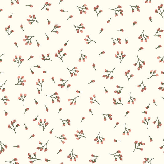 Rippjersey "Zarte Blüten"